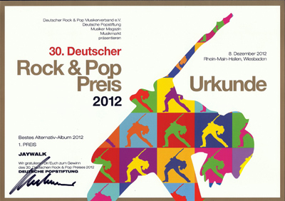 Rock Pop Preis 2012 Best Alternative Album 2012